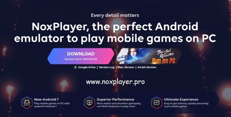nox player setup download for pc