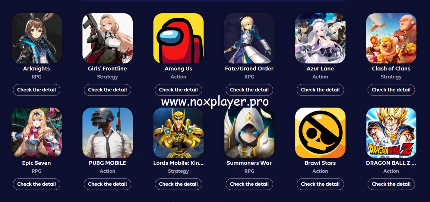nox player games