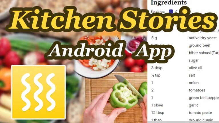kitchen stories app design